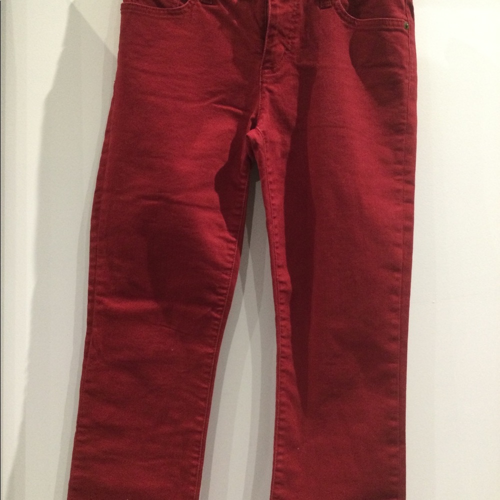 LRL LAUREN JEANS CO. RALPH LAUREN PETITE SIZE 4P STRAIGHT LEG MID RISE